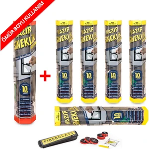 Hazır Sineklik 5 Pencere + 1 Kapı | 6 Lı Paket