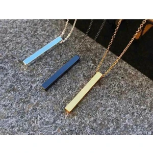 Trend Collection 3'lü Çubuk Bar Kolye Seti
