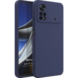 Matte Silicone Xiaomi Poco X4 Pro 5g Kılıf Lacivert