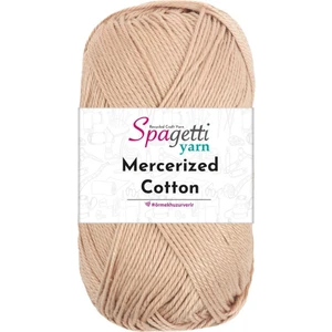 Spagettiyarn Mercerized Cotton Latte El Örgü Ipliği