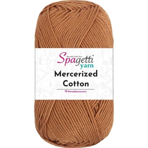 Spagettiyarn Mercerized Cotton Bronz El Örgü Ipliği