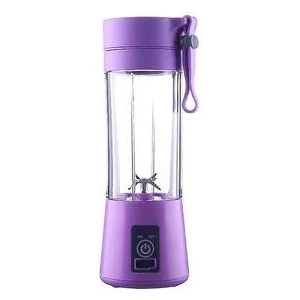 Taşınabilir Blender USB Mikser Elektrik Sıkacağı Makinesi Smoothie Blender Mini Gıda Işlemcisi Kişisel Limon Sıkacağı Portakal Sıkacağı (Mor)
