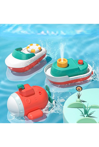 Jimmy Çocuk Elektrikli Gemi Banyo Oyuncakları (Yurt Dışından)