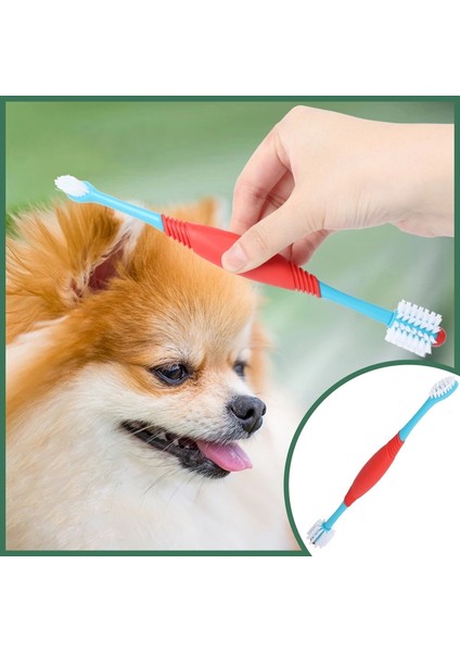 10 Adet Evcil Hayvan Çift Kafalı Diş Fırçası Evcil Hayvan Oral Temizlik Ürünleri (Mavi) (Yurt Dışından) fiyatları