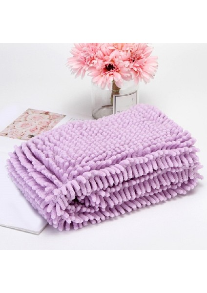 Pet Emici Havlu Kedi Köpek Banyosu Havlu, BoyutBüyük 85 × 60 cm (Mor) (Yurt Dışından)