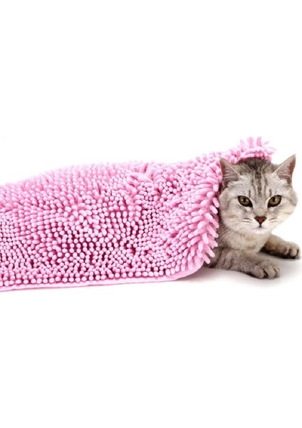 Pet Emici Havlu Kedi Köpek Banyosu Havlu, BoyutBüyük 85 × 60 cm (Mor) (Yurt Dışından) fiyatları