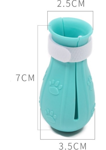 8 Pc/2 Set Kedi Banyosu Kazanmaya Uyumsal Ayak Kapağı (Açık Mavi) (Yurt Dışından) fiyatları