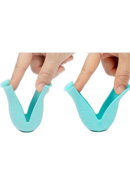 8 Pc/2 Set Kedi Banyosu Kazanmaya Uyumsal Ayak Kapağı (Açık Mavi) (Yurt Dışından) modelleri