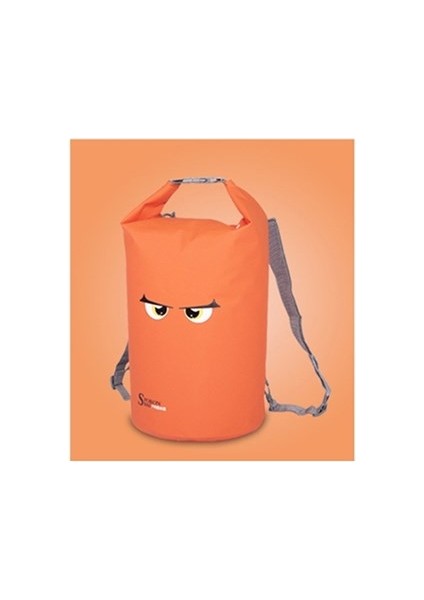 10L Açık Hava Pvc Örgü Kumaş Su Geçirmez Çanta (Turuncu) (Yurt Dışından)