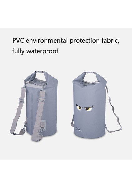 10L Açık Hava Pvc Örgü Kumaş Su Geçirmez Çanta (Turuncu) (Yurt Dışından)