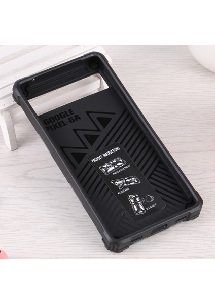 Google Pixel 6A Mavi Için Kamuflaj Kılıfı (Yurt Dışından) modelleri