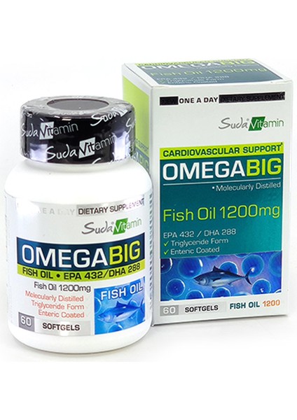 Vitamin Omegabig Fish Oil 1200 Mg 60 Kapsül