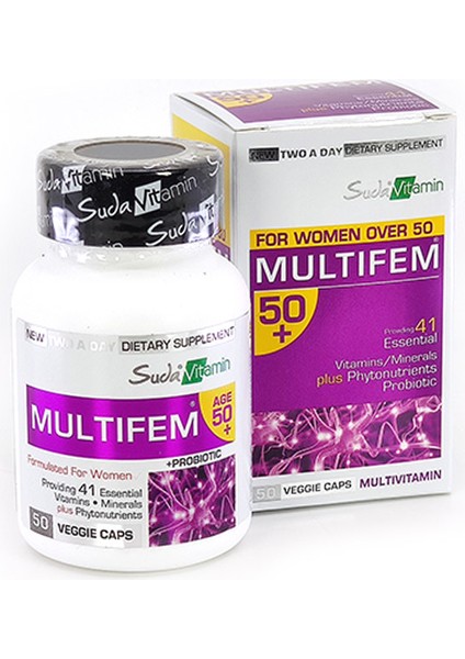 Vitamin multifem 50+ 50 Kapsül