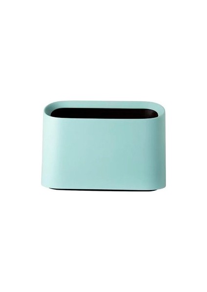 Masaüstü Mini Çöp Kutusu Oval Eğimli (Yurt Dışından)