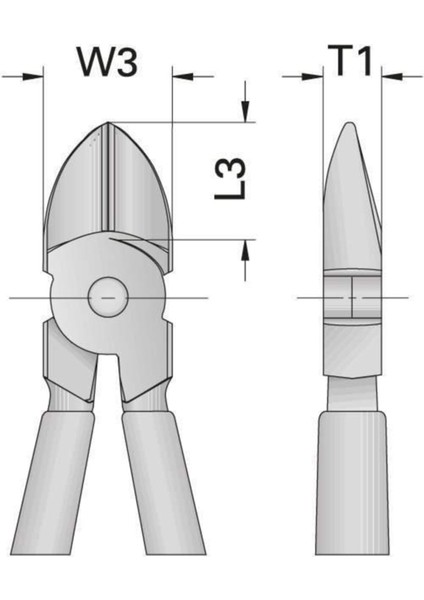 8314-140 Jc Yan Keski Isveç Modeli 140 mm