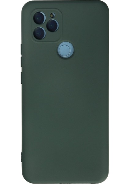 General Mobile Gm 21 Kılıf Lansman Içi Kadife Nano Silikon - Koyu Yeşil