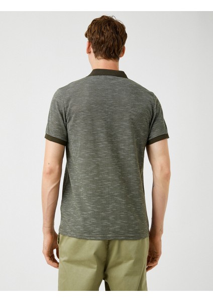 Slim Fit Kırçıllı Polo Yaka Tişört fırsatları