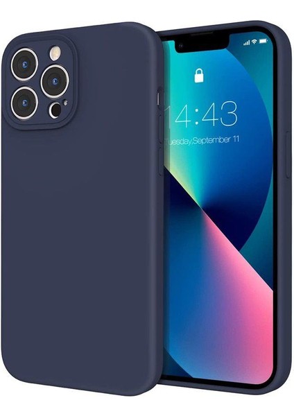 iPhone 13 Pro Kılıf Silikon Lansman Kamera Korumalı Içi Kadife + Nano Cam