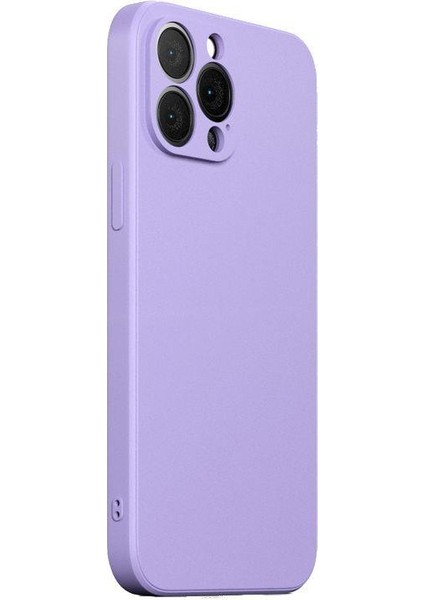 iPhone 13 Pro Kılıf Silikon Lansman Kamera Korumalı Içi Kadife + Nano Cam