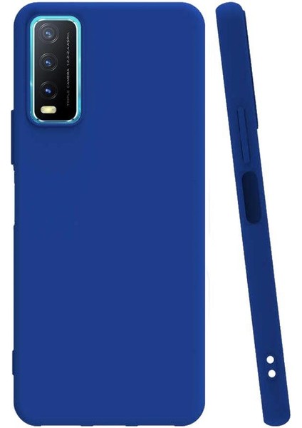 Vivo Y11S Kılıf Silikon Premier + Kırılmayan Nano Cam
