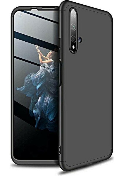 Huawei Nova 5t Kılıf Ays Sert Plastik 360 Tam Korumalı 3 Parçalı