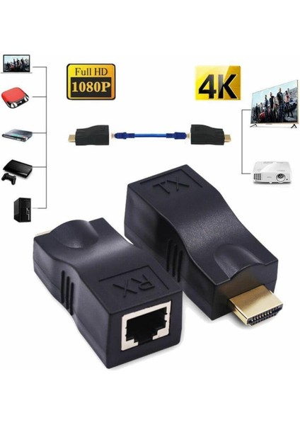 NTC-FY1030 HDMI To RJ45 4K Cat6 HDMI Extender 30 Metre