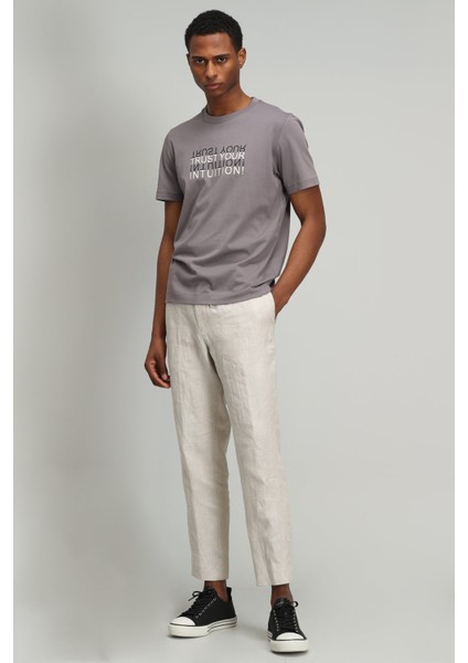 Arezzo Modern Grafik T-Shirt Vizon