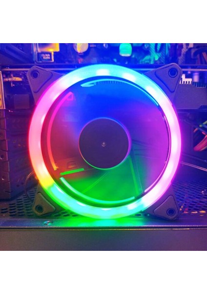 120MM Rainbow Rgb Kasa Fanı 12CM Renkli Gökkuşağı Fanı