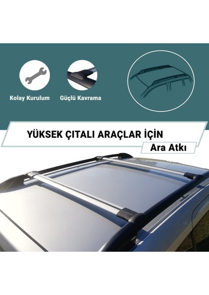 Skoda Kamıq 2019 ve Sonrası Için Klasik Ara Atkı Seti Portbagaj Taşıyıcı