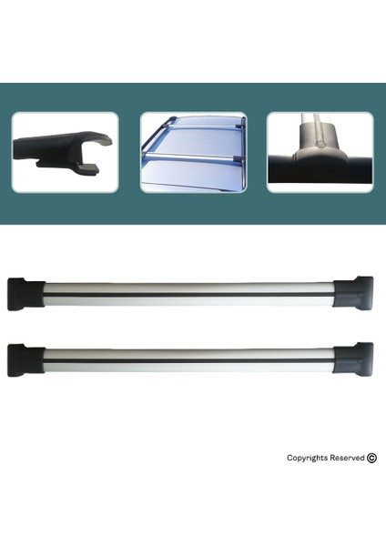 Peugeot Tepee Expert (Mk2) 2006 -2016 Arası Için Klasik Ara Atkı Seti Portbagaj Taşıyıcı Tavan Taşıyıcı Seti modelleri