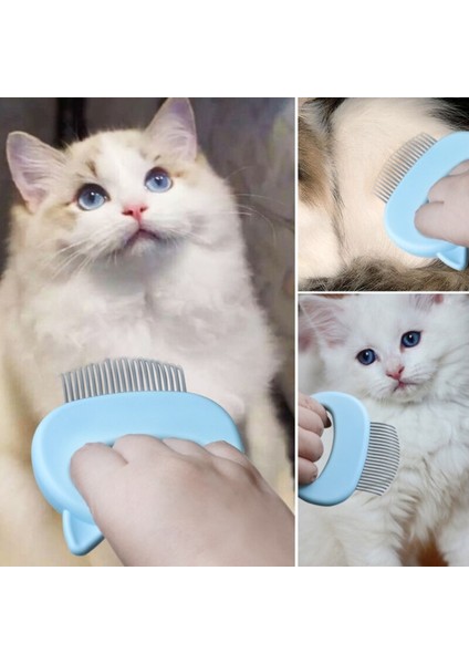 Evcil Hayvan Tarak Şamandıra Saç Çıkarıcı Sevimli Yavru Kedi Kulak Saplı Köpek Masaj Tarağı(Yurt Dışından)