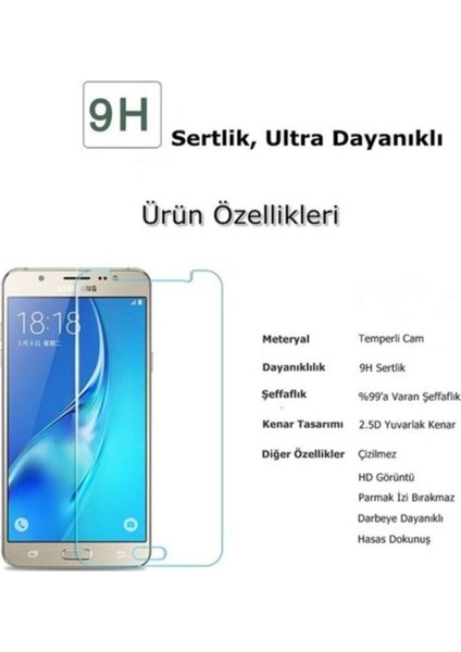 Samsung Galaxy A52 - A52S Şeffaf 9h Tamperli Cam Ekran Koruyucu