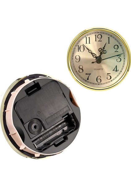 Retro Tarzı Kuvars Saat Ekleme Diy Kuvars Hareket Onarım Parçaları DIA.90MM Altın(Yurt Dışından) indirimleri