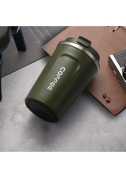 Açık Termos Fincan 304 Paslanmaz Çelik Kahve Fincanı 380 ml (Yurt Dışından)