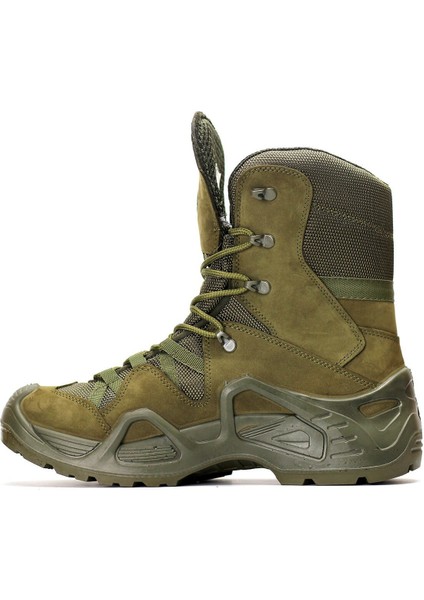Erkek Su Geçirmez Nubuk Deri Askeri Tactical Bot Haki 1490 fiyatları