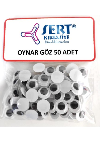 Oynar Göz 15 mm 50'li Paket