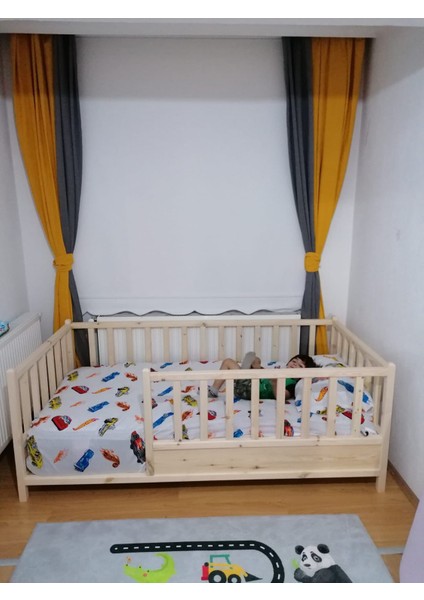 Baby Kinder Roofless Montessori Bebek ve Çocuk Karyolası