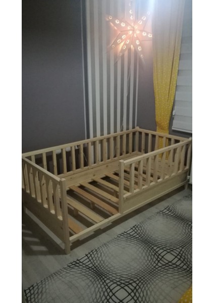 Baby Kinder Roofless Montessori Bebek ve Çocuk Karyolası