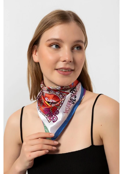 Saria Moda Renkli Etnik Desen Fular Bandana