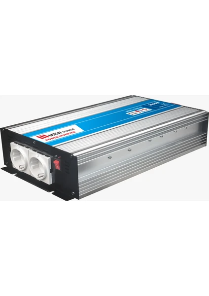 Inverter 3000 Watt 12VDC-220VAC Şarjlı Dc/ac Powertam Sinüs Inverter Mervesan MTI--12S