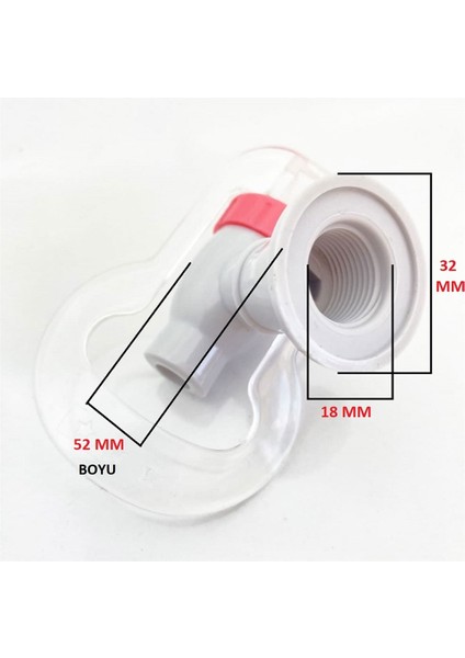 Altus Uyumlu Su Sebili Musluğu Sıcak Kırmızı İthal Kısa modelleri
