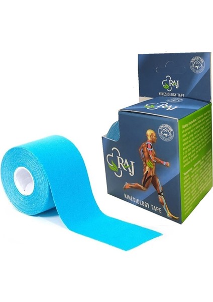 Kinesio Tape Ağrı Sporcu Bandı Mavi