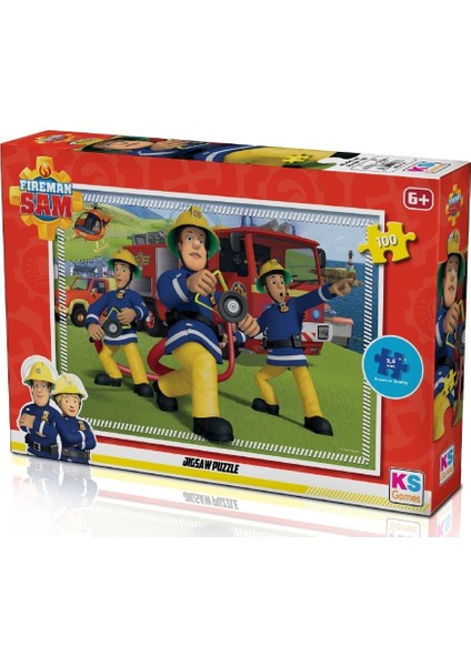 Ks Puzzle 100 Parça Fireman Sam