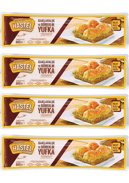 Baklavalık Yufka 800 gr x 4 Adet