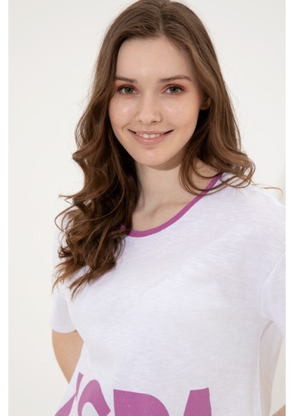 Kadın Menekşe T-Shirt 50248137-VR037 fiyatları