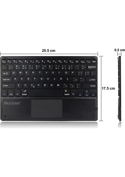 Lenovo Tab P11 11 Inch Bluetooth Touchpad Klavye 25 cm + Tablet Standı AL2758