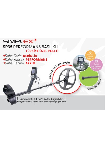 Simplex Dedektör Metal Dedektör (Büyükbaşlıklı)