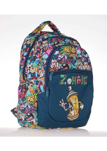 Kids&love Lacivert Zombie Ilkokul Sırt Çantası - Erkek Çocuk fiyatları