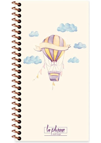 Keskin Color 10X19CM Düz Defter La Plume Balloon Mor  417997