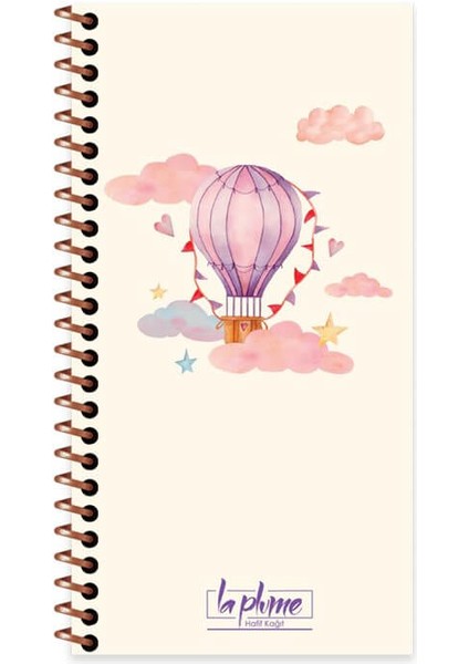 10X19CM Düz Defter La Plume Balloon Pembe 417998